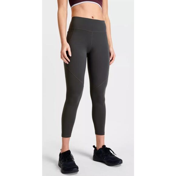 Sweaty Betty Power 7/8 Workout High Rise Leggings Slate Grey Stretch Womens Sz 8 - Picture 1 of 12